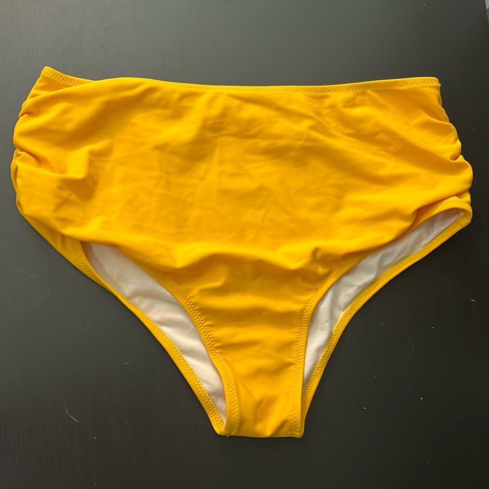 Yellow and White Sunflower Bikini Set
